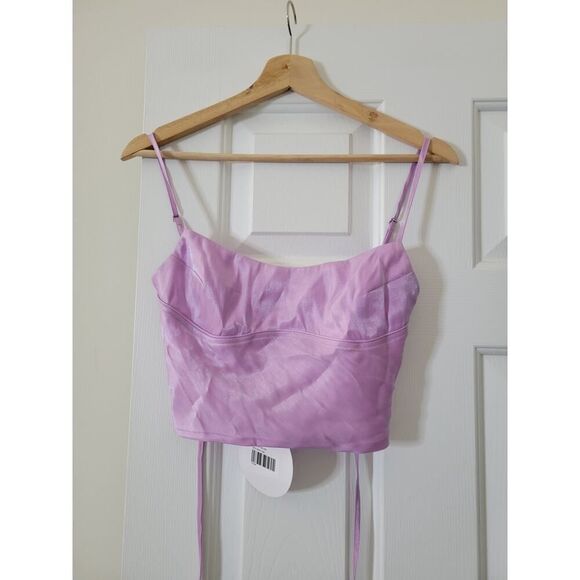 Princess polly Bellbrook top lilac US 2 NWT - Picture 4 of 10